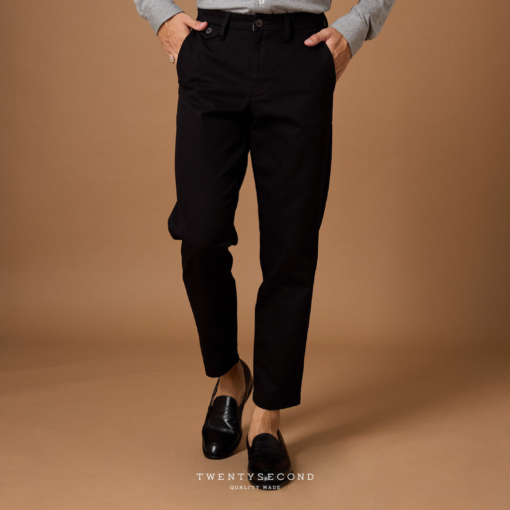 SMITH CHINO PANTS - BLACK