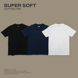 SUPER SOFT COTTON TEE - BLACK