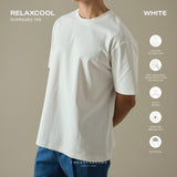 RELAXCOOL SEAMLESS OVERSIZED TEE - WHITE