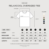 RELAXCOOL SEAMLESS OVERSIZED TEE - NAVY