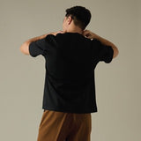 RELAXCOOL SEAMLESS OVERSIZED TEE - BLACK