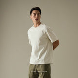 RELAXCOOL SEAMLESS OVERSIZED TEE - BEIGE