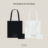 FOLDABLE NYLON BAG - WHITE