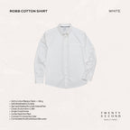 ROBB COTTON SHIRT - WHITE