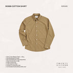 ROBB COTTON SHIRT - BROWN