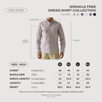 WRINKLE FREE SHIRT - STRIPE RED (Slim Fit)