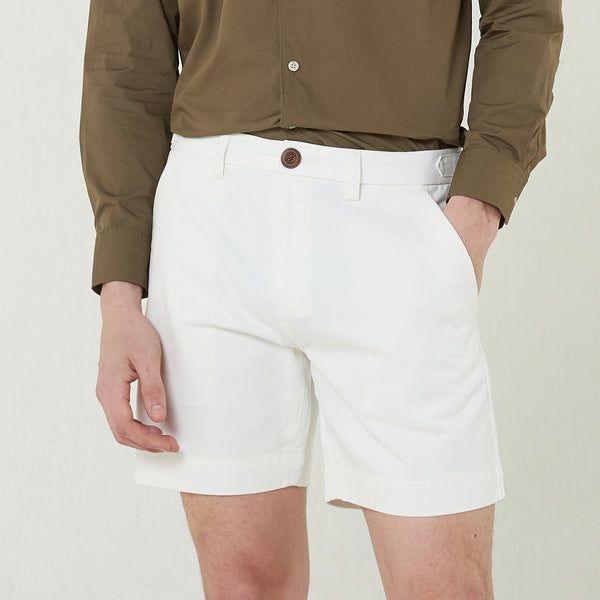 DAVE CHINO SHORTS - WHITE (Extra Shorts)
