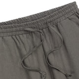 LINEN RELAXED PANTS - OLIVE