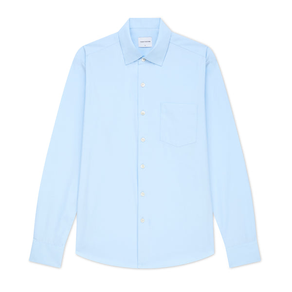 EGYPTIAN COTTON SHIRT - BLUE