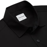 EGYPTIAN COTTON SHIRT - BLACK