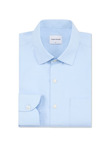 EGYPTIAN COTTON SHIRT - BLUE