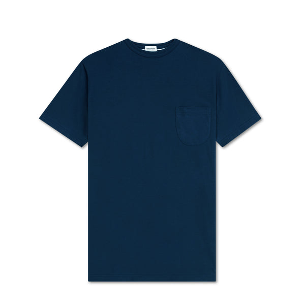 CLUB POCKET TEE - NAVY (Oversized fit)