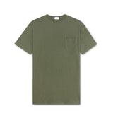 CLUB POCKET TEE - OLIVE (Oversized fit)