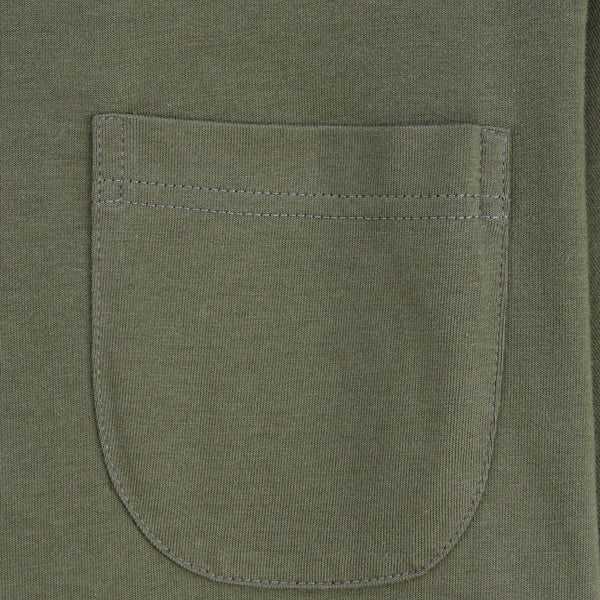 CLUB POCKET TEE - OLIVE (Oversized fit)