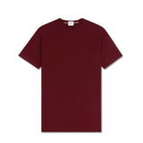 CLUB POCKET TEE - MAROON (Oversized fit)