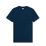 BEAM STITCH POCKET TEE - NAVY (Oversized fit)