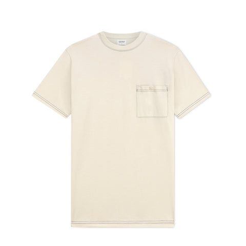CLUB POCKET TEE - WHITE (Oversized fit)