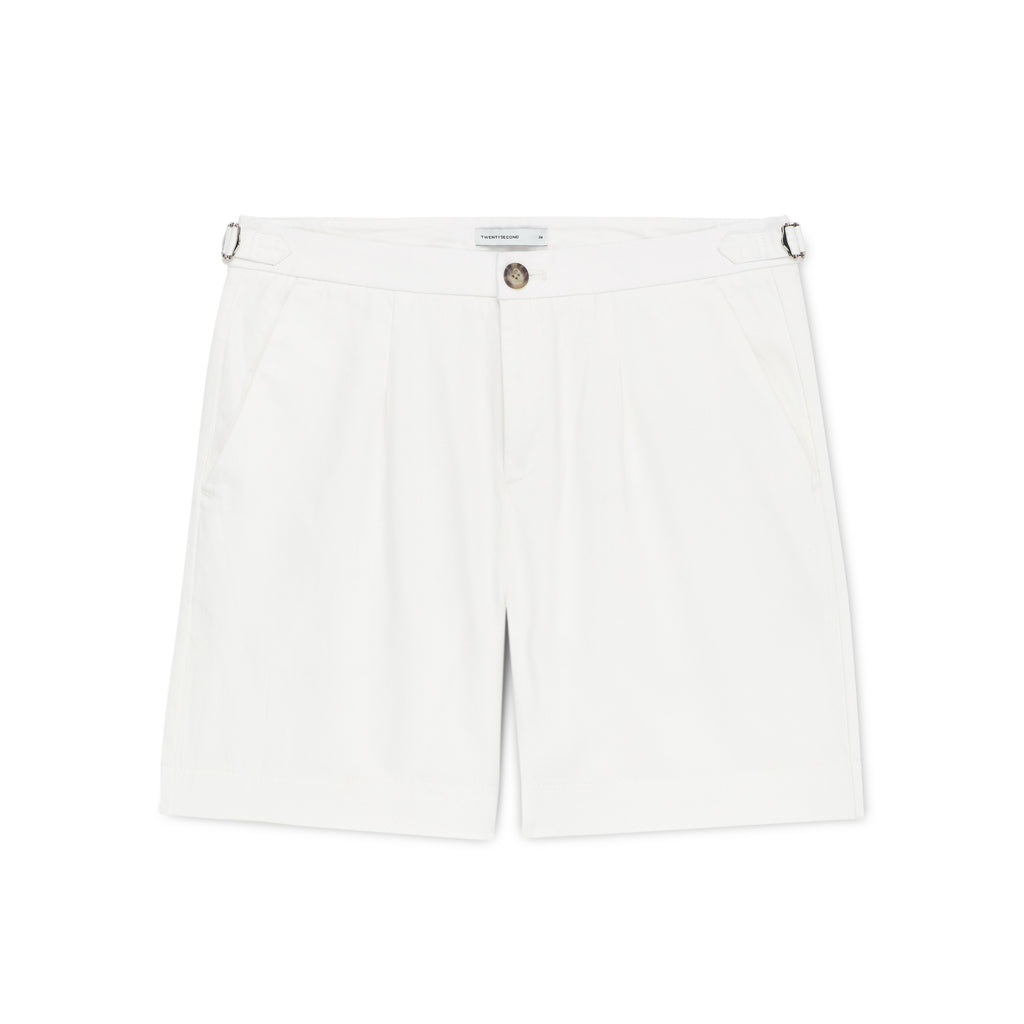 LENNON CHINO SHORTS - WHITE (Extra Shorts)