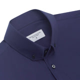 DEAN CUT COLLAR SHIRT - DARK BLUE
