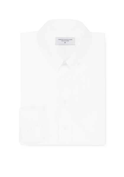 DEAN CUT COLLAR SHIRT - WHITE