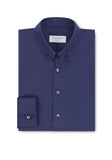 DEAN CUT COLLAR SHIRT - DARK BLUE