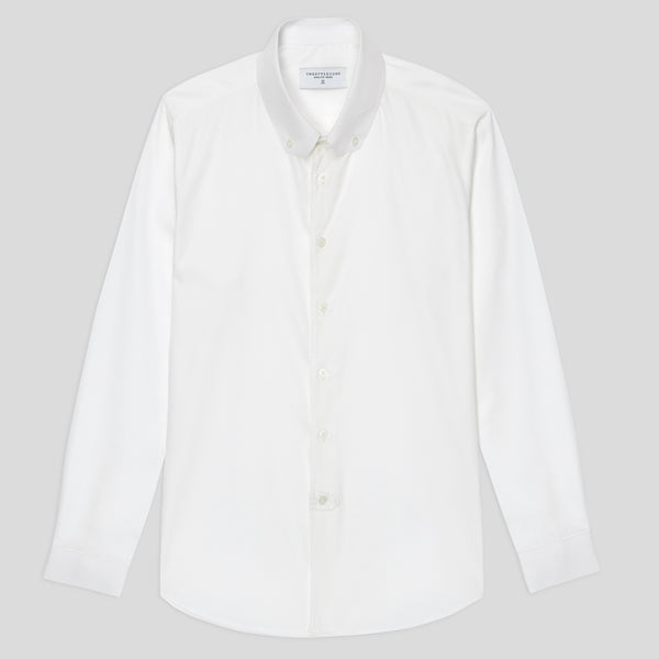 DEAN CUT COLLAR SHIRT - WHITE