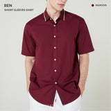 BEN SHORT SLEEVES SHIRT - RED