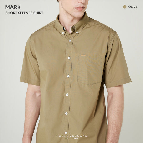 MARK SHORT SLEEVE SHIRT - OLIVE