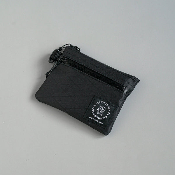 OR THIS WAY. DOUBLE ZIP WALLET - RED