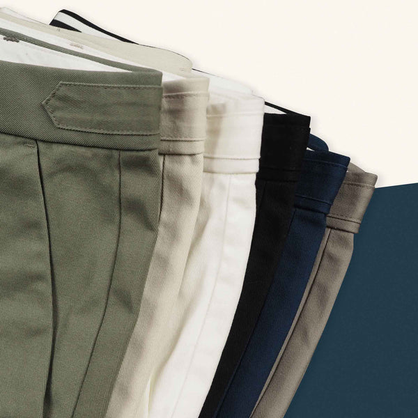 DAVE CHINO SHORTS - GREY (Extra Shorts)