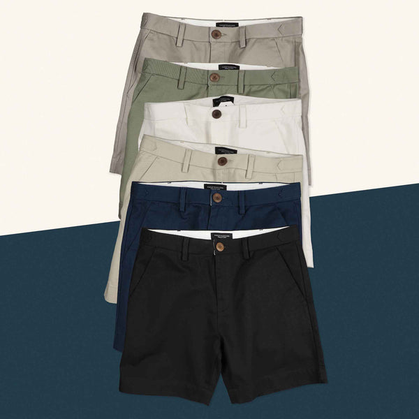 DAVE CHINO SHORTS - GREY (Extra Shorts)