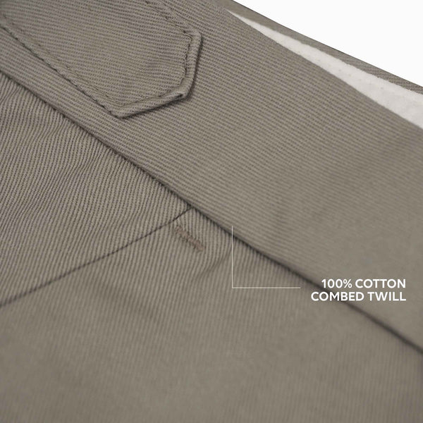 DAVE CHINO SHORTS - GREY (Extra Shorts)