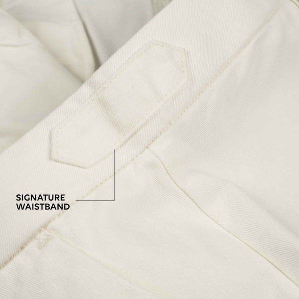 DAVE CHINO SHORTS - WHITE (Extra Shorts)