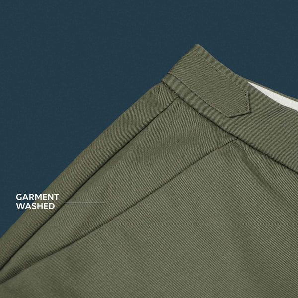 DAVE CHINO SHORTS - OLIVE (Extra Shorts)