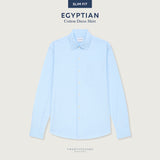 EGYPTIAN COTTON SHIRT - BLUE