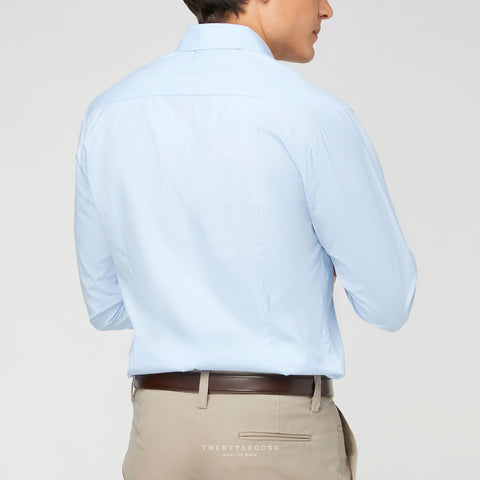 EGYPTIAN COTTON SHIRT - BLUE