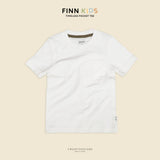 FINN KIDS POCKET TEE - WHITE