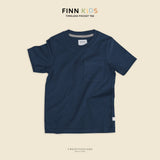 FINN KIDS POCKET TEE - NAVY