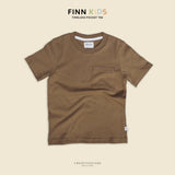 FINN KIDS POCKET TEE - BROWN