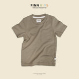 FINN KIDS POCKET TEE - GREY