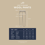 ITALIAN WOOL PANTS - NAVY