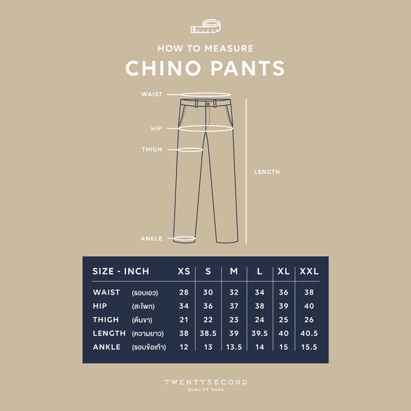 RAY CHINO PANTS - MUSTARD