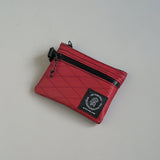 OR THIS WAY. DOUBLE ZIP WALLET - RED