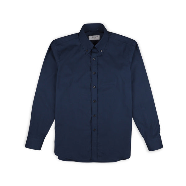 CLASSIC BUTTON DOWN COLLAR SHIRT - NAVY