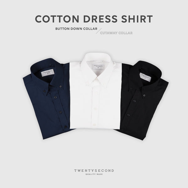 CLASSIC BUTTON DOWN COLLAR SHIRT - NAVY