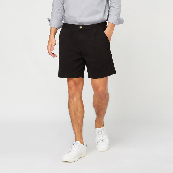 LENNON CHINO SHORTS - BLACK (Extra Shorts)