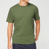 CLUB POCKET TEE - OLIVE (Oversized fit)