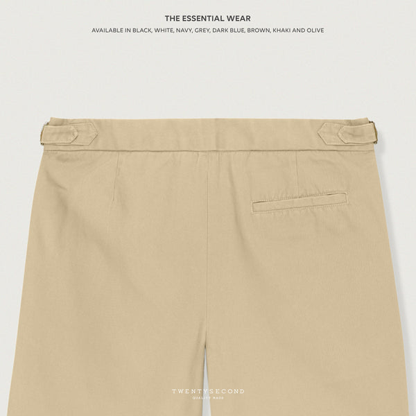 LENNON CHINO SHORTS - OLIVE (Extra Shorts)