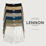 LENNON CHINO SHORTS - GREY (Extra Shorts)