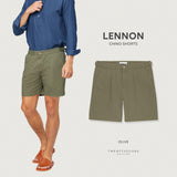 LENNON CHINO SHORTS - OLIVE (Extra Shorts)